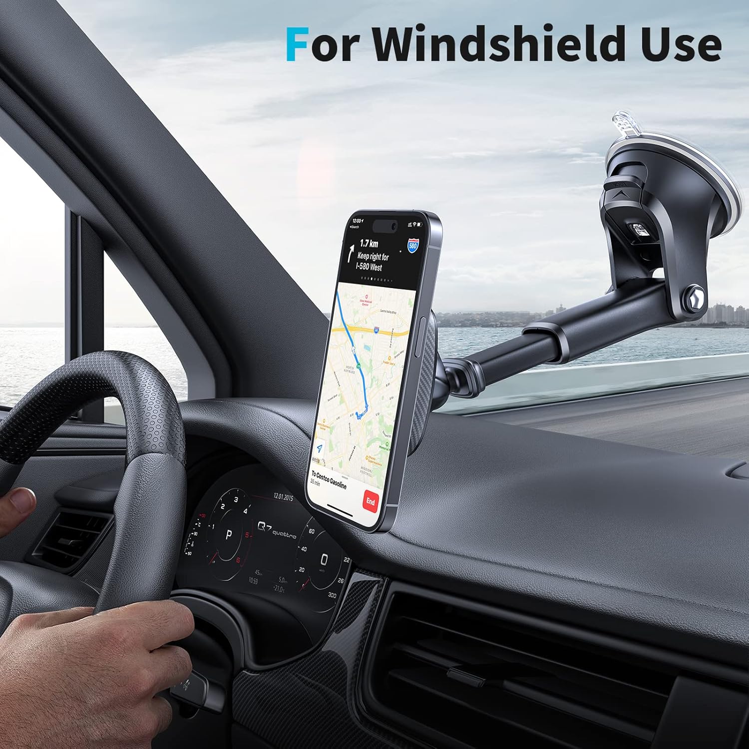 Thumbnail 6 de APPS2Car Magnet-Handyhalterung für das Auto mit 6 N52-Magneten und einstellbarer Halterung
