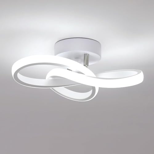 Detalle de Comely Lampada da Soffitto LED Moderna 22W, 2500 lm – Plafoniera Creativa a Forma di Fiore