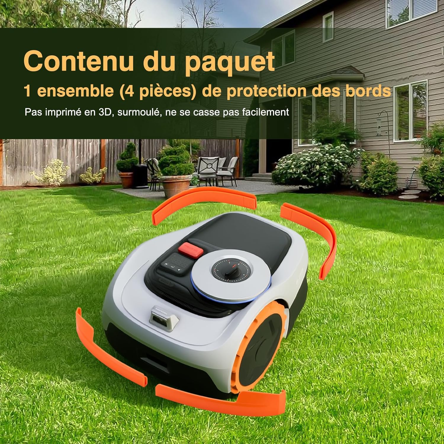 Thumbnail 6 de Protection d’arêtes Segway Navimow i105e/i108e – Bumper Tuning (4 pièces, clip-in)