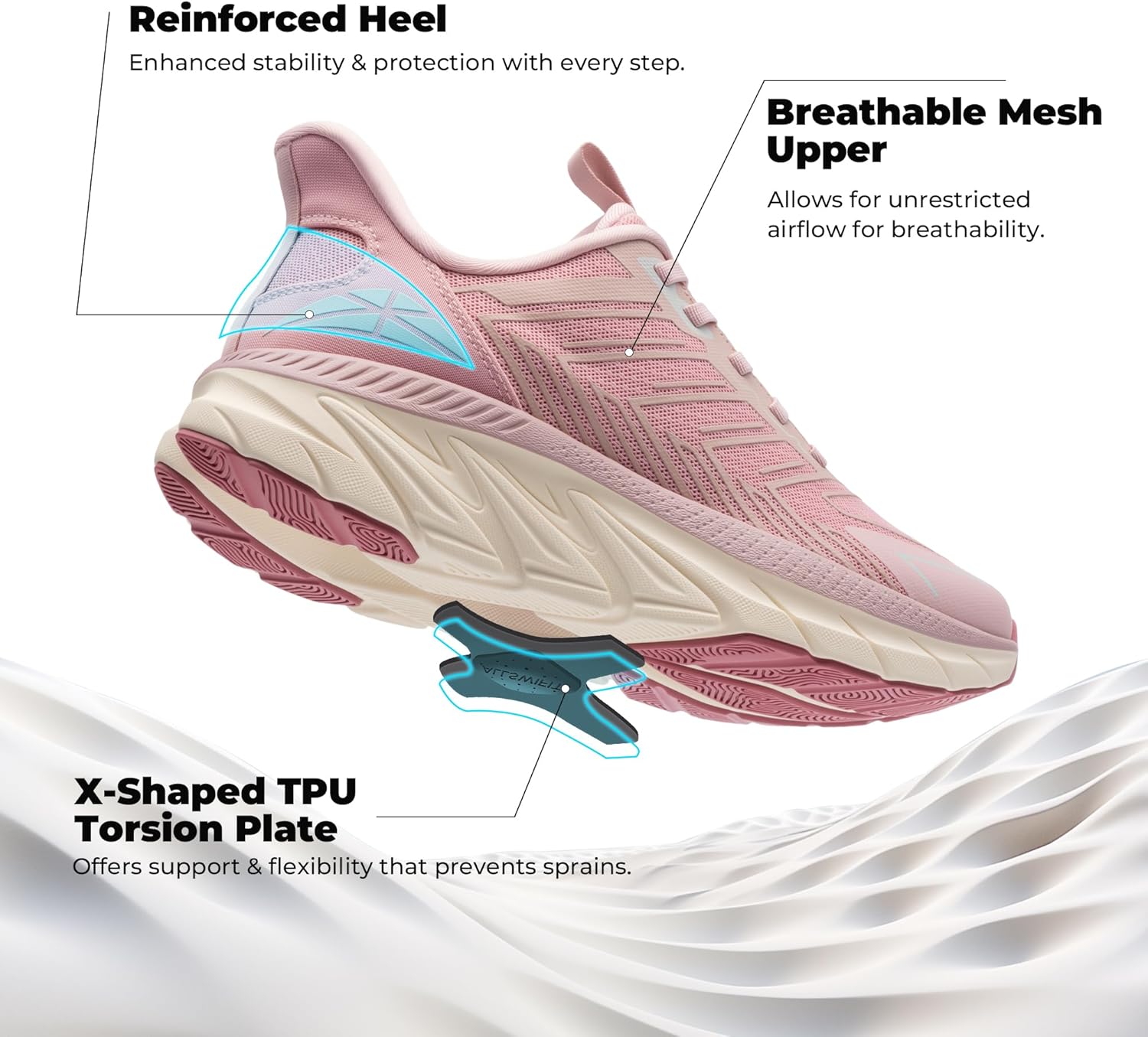 Detalle 2 de ALLSWIFIT Slip-On Walking Shoes
