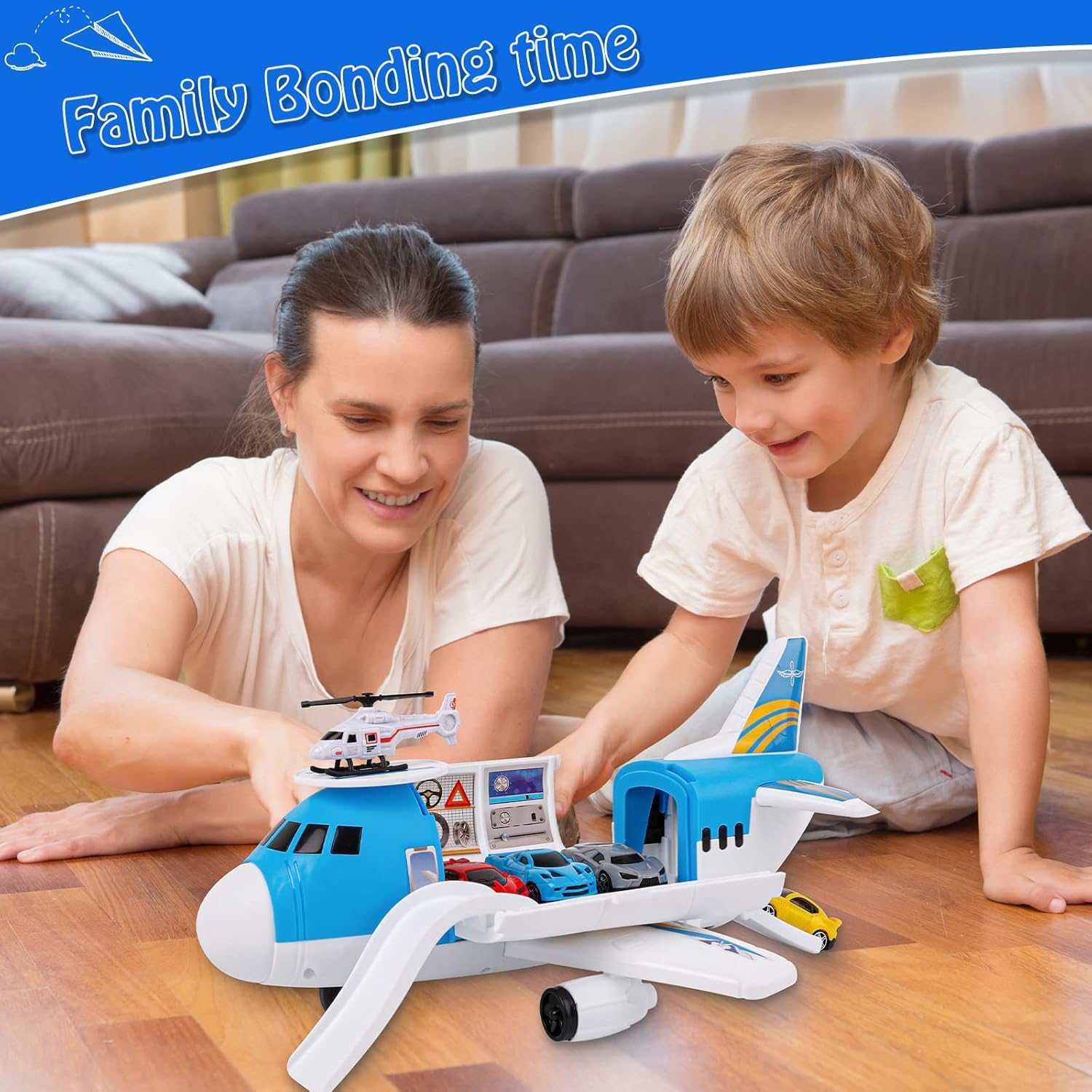 Detalle 2 de m zimoon Transport Cargo Airplane Toy
