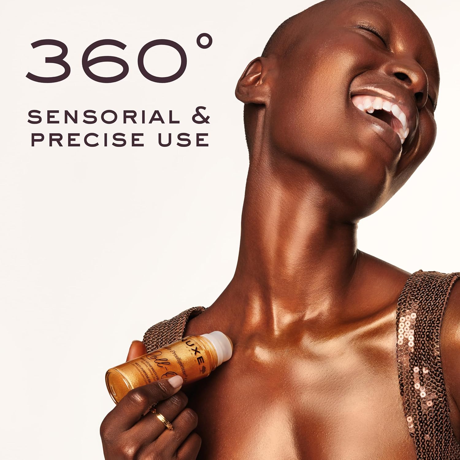 Detalle de Nuxe Huile Prodigieuse Shimmering Dry Oil: Gold-Flecked Multi-Purpose Nourishment