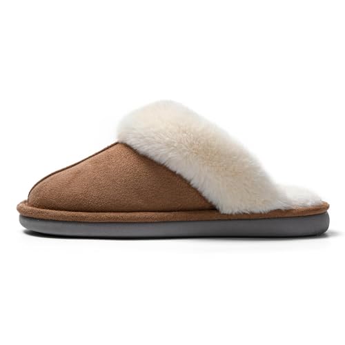 Detalle 2 de JOMIX Pantofole da donna in effetto camoscio