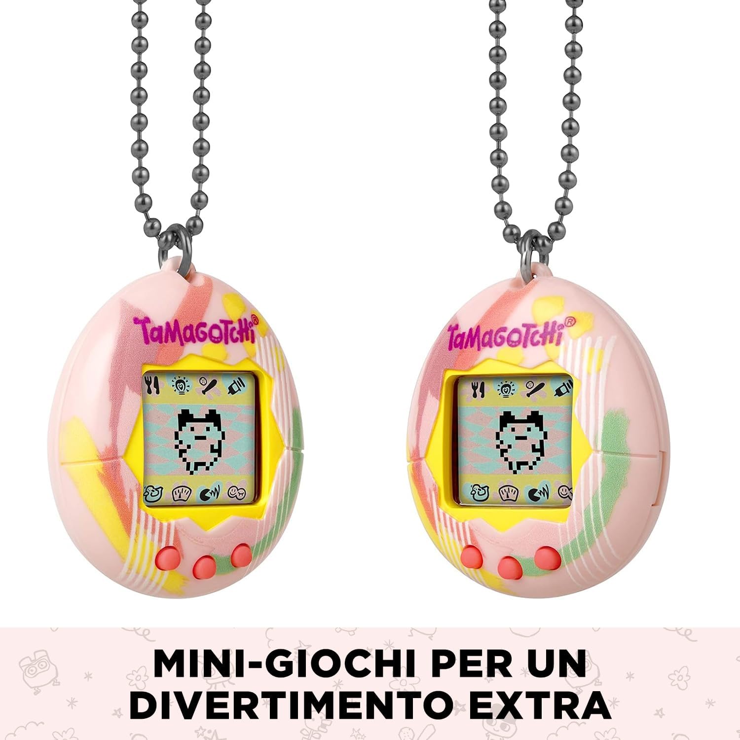 Detalle de Tamagotchi Originale Art Style di Bandai – Animale Elettronico Interattivo con Schermo a Colori