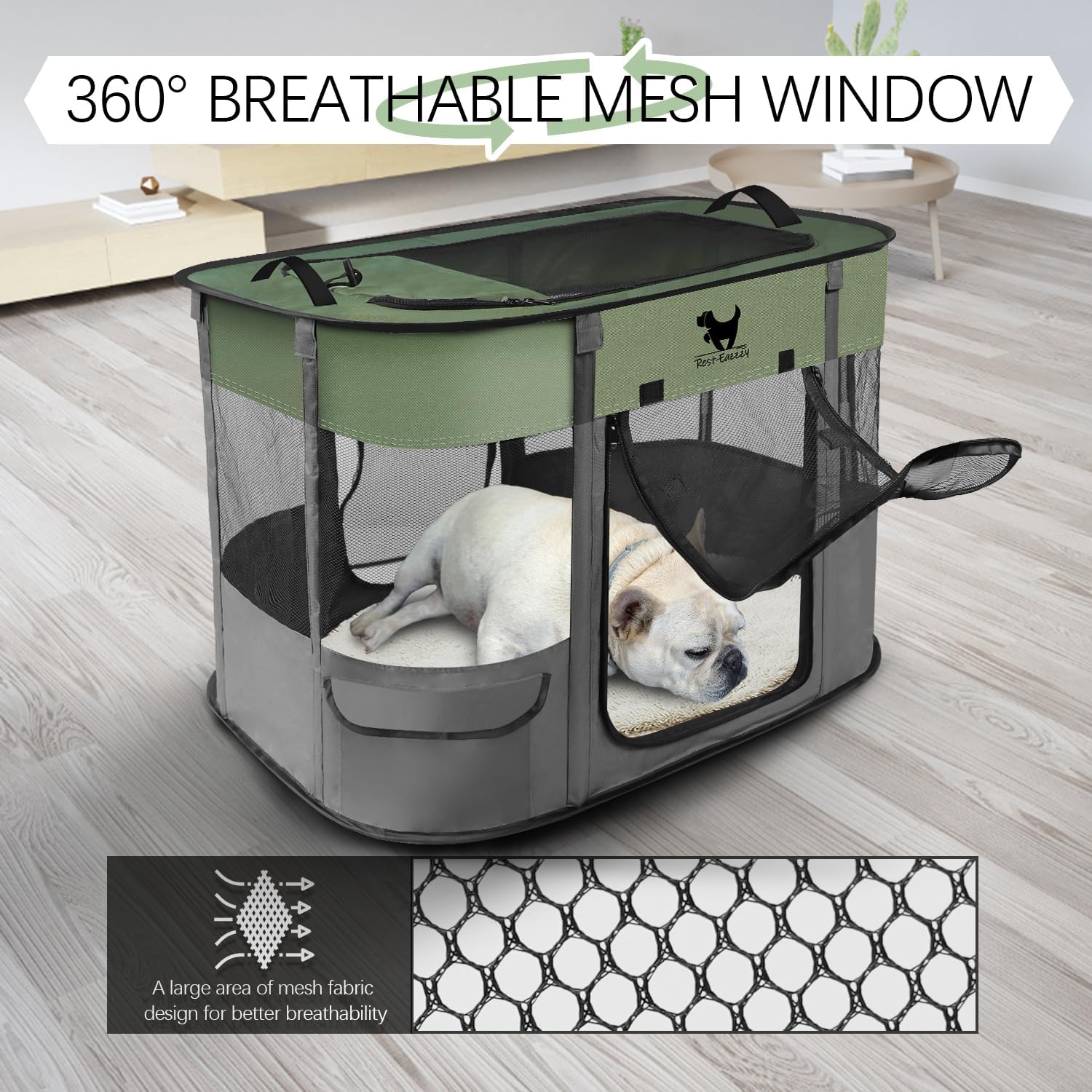 Thumbnail 2 de Rest-Eazzzy Dog Playpen M, Foldable Portable Playpen for Dogs
