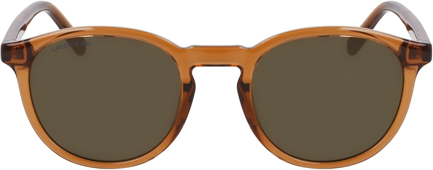 Thumbnail 3 de Lacoste L916S 214 Havana – lunettes de soleil rondes unisexes à fines rayures