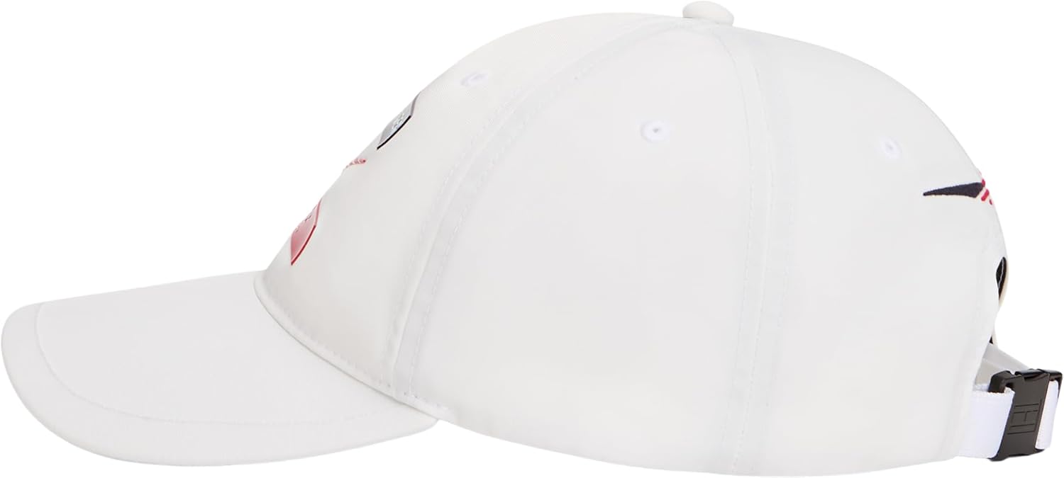 Thumbnail 2 de Tommy Hilfiger Unisexe Cap TH X Cadillac F1 Chevron avec Logo – Blanc, Optic White, Taille Unique