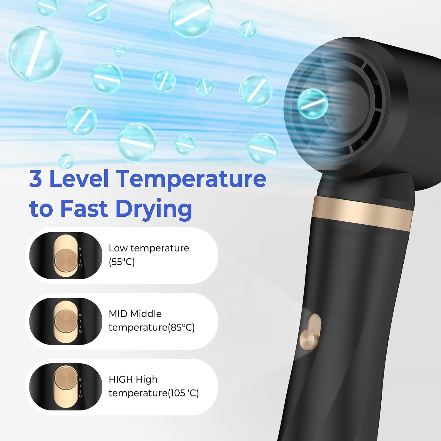 Detalle 2 de UMIGA Airstyler 5 in 1 spazzola soffiante 💇