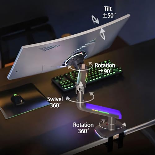 Thumbnail 4 de NB Ergonomic Brazo para Monitores Ultraanchos 32-60" 🎮