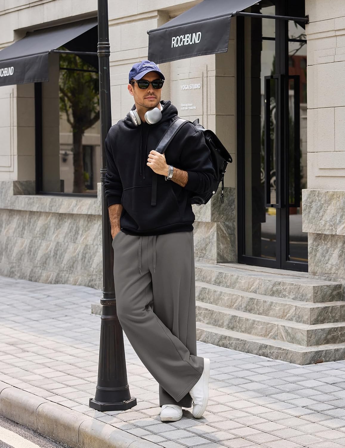 Detalle 1 de COOFANDY Men's Sweatpants Cotton Fleece