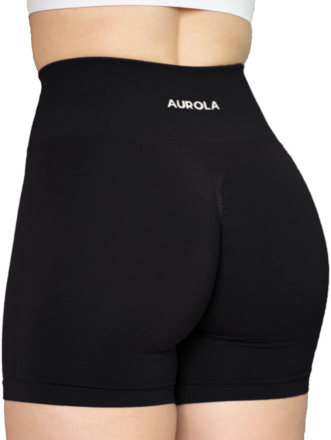 Detalle de AUROLA Intensify Seamless Scrunch Workout Shorts for Women