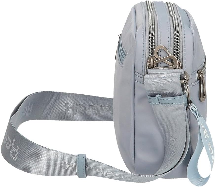 Thumbnail 1 de Reebok Annabel : sac bandoulière bleu en polyester et PU (25 x 18 x 7 cm) avec double compartiment