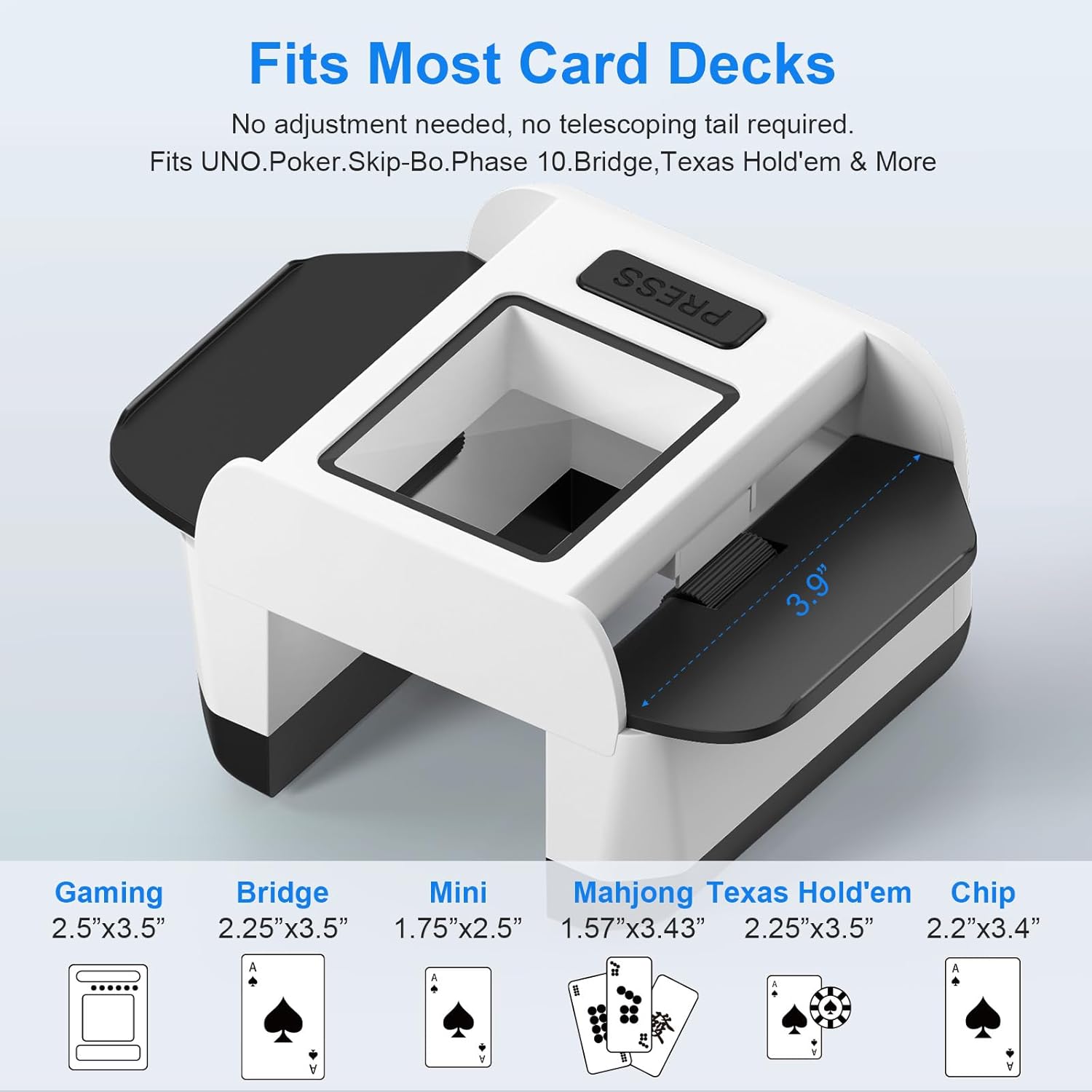 Detalle de HUAYAGHFHD Automatic Card Shuffler 2000mAh ♠