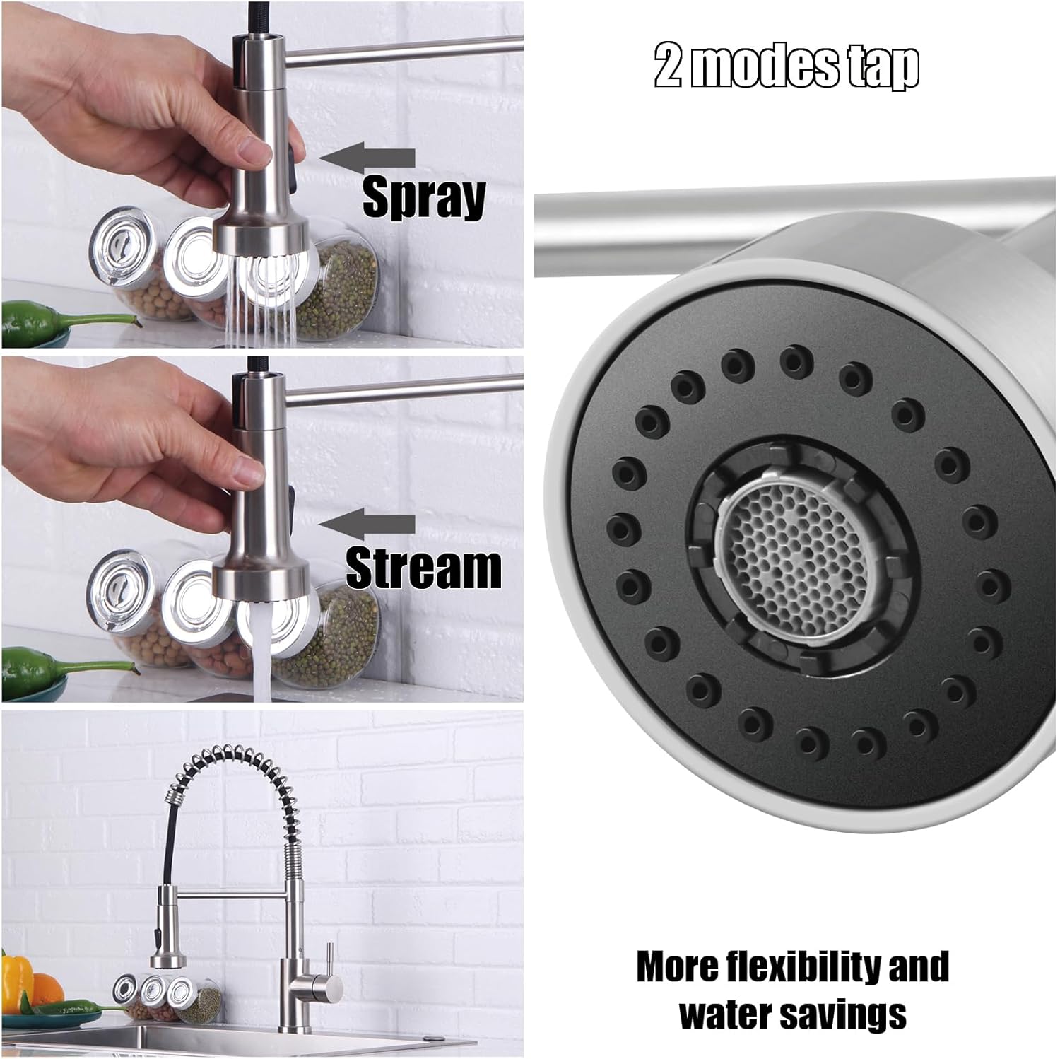 Thumbnail 3 de Stainless Steel kitchen sink mixer tap