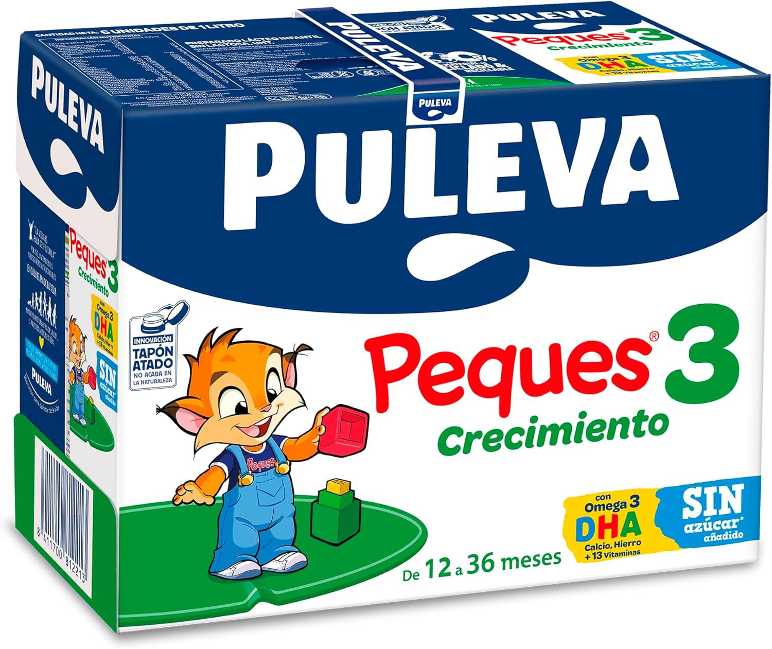 Thumbnail 5 de Puleva Peques 3 Crecimiento 12-36 meses 🧸 Caja 6L