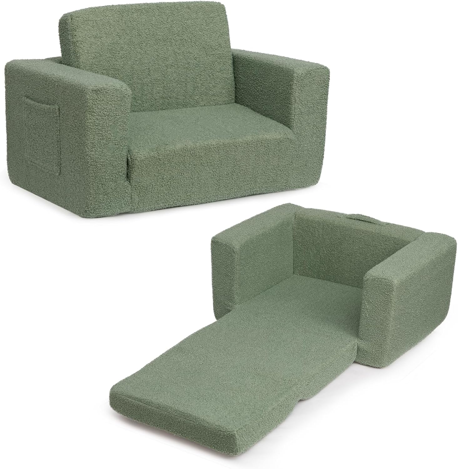 Thumbnail 6 de BEJOY Kindersofa 2-in-1 Schlafsofa 2-in-1