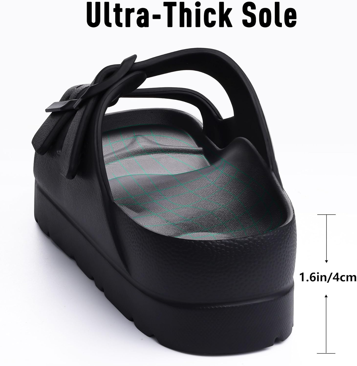 Thumbnail 5 de Goosecret Women’s Platform Sandals with Arch Support, Chunky EVA Foam Slip-On Slides