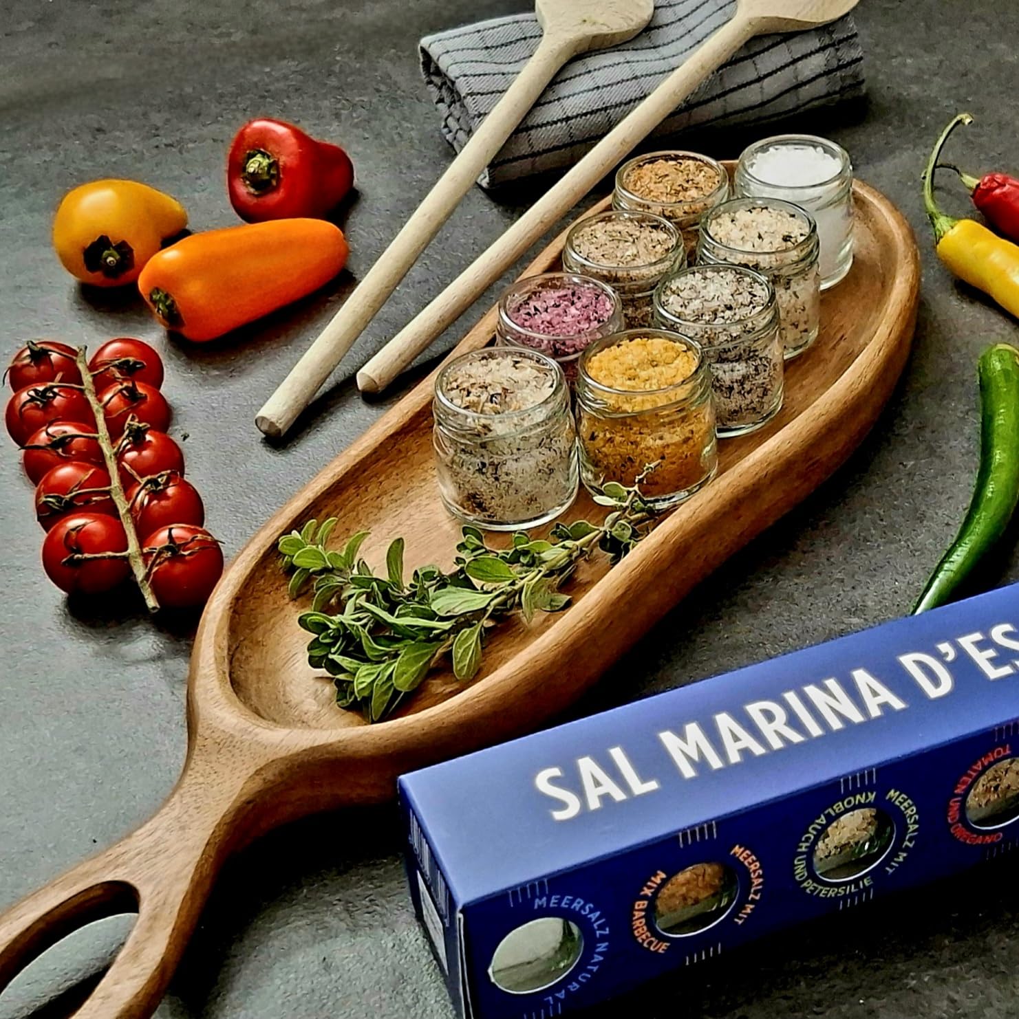 Detalle de TERRAMAR MALLORCA Sal Marina Gourmet 8x25g