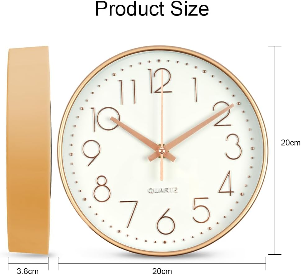 Thumbnail 1 de Aolso 20CM Horloge Murale silencieuse 20 cm