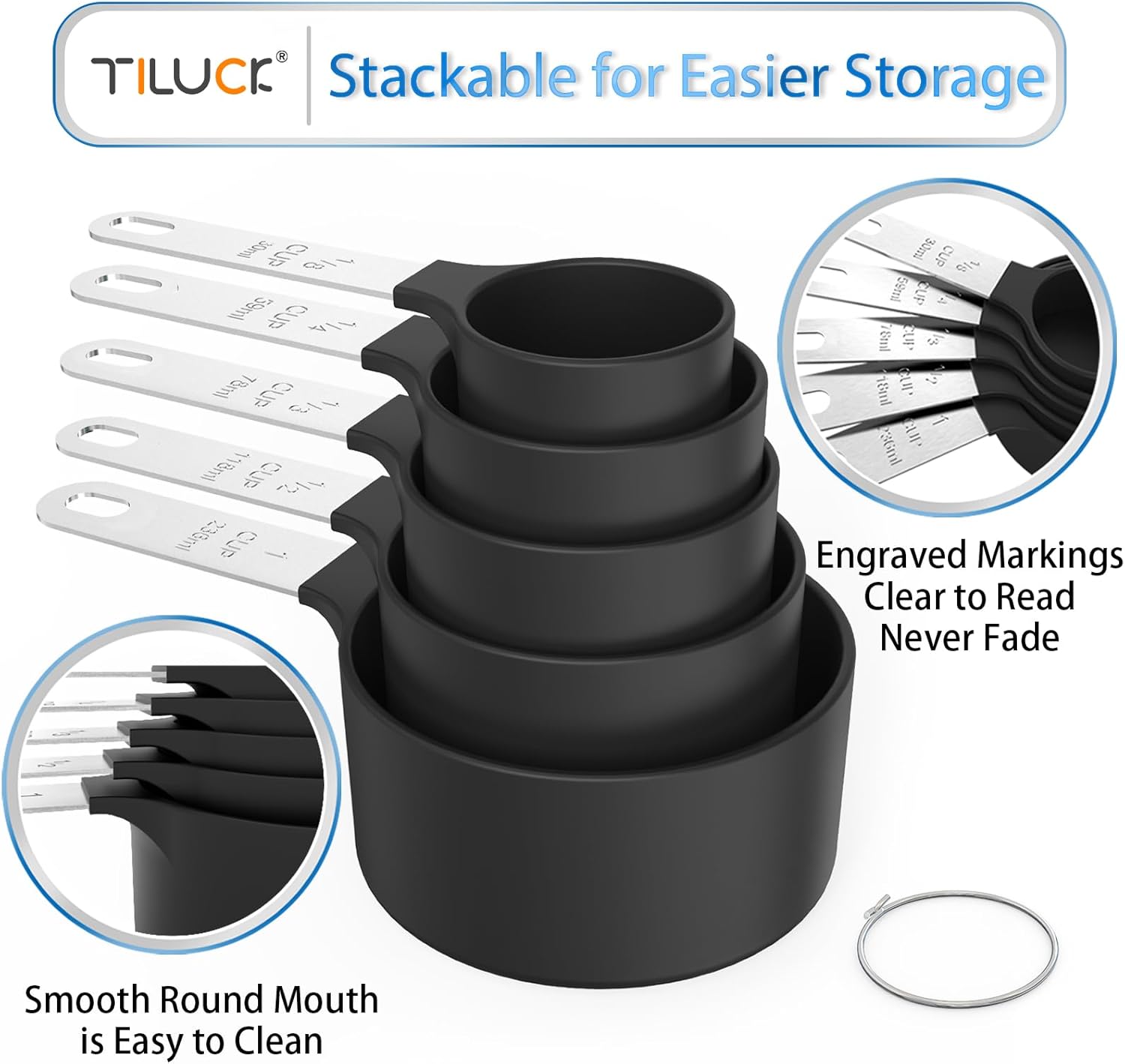 Thumbnail 3 de TILUCK Measuring Cups 10-piece Set 🍴