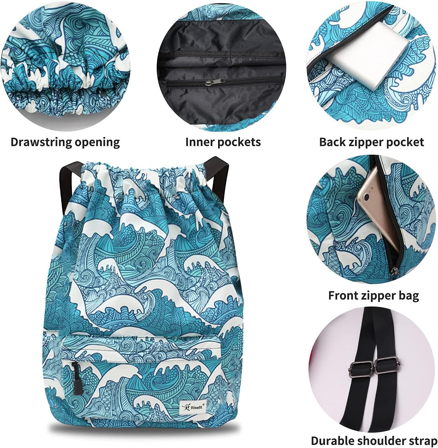 Detalle 2 de Risefit Waterproof Swimming Bag 1L