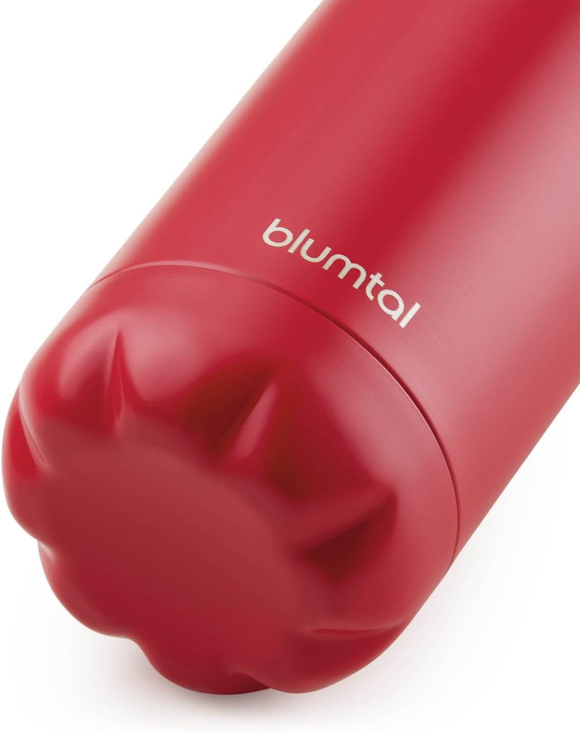 Detalle de Blumtal Trinkflasche 1000 ml Edelstahl – auslaufsicher, doppelt isoliert und BPA-frei in Rot