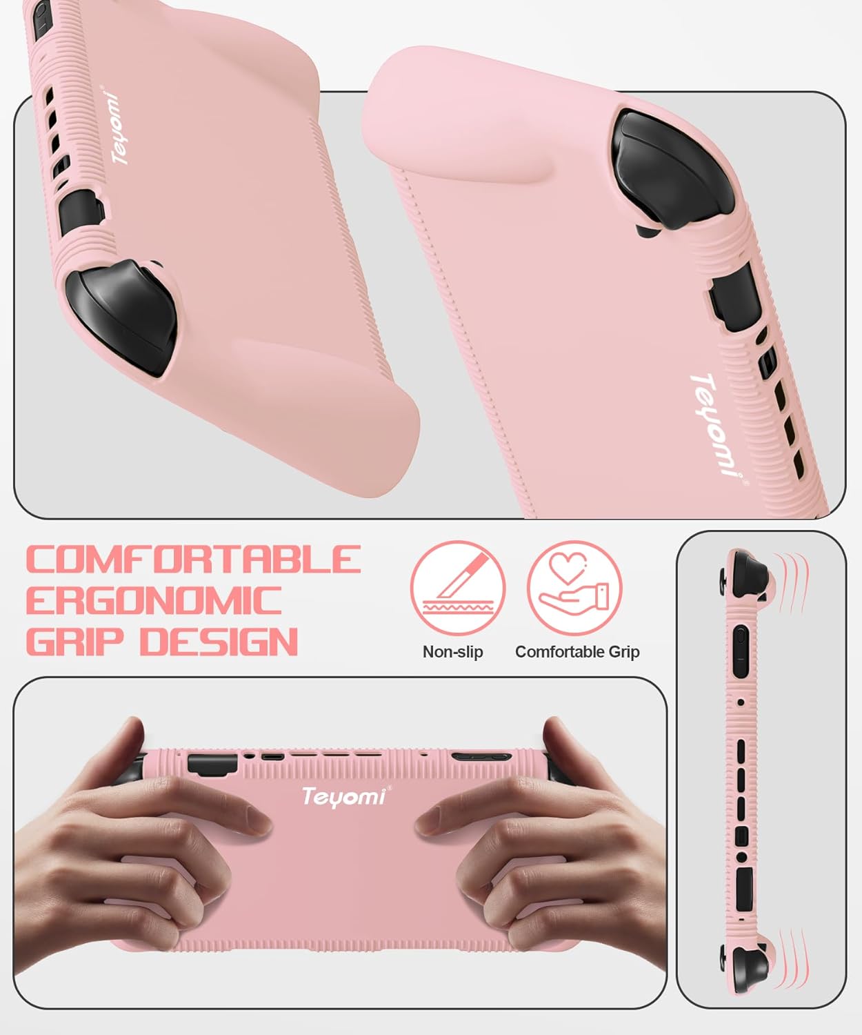 Thumbnail 3 de Teyomi Funda silicona para Nintendo Switch 2 Rosa