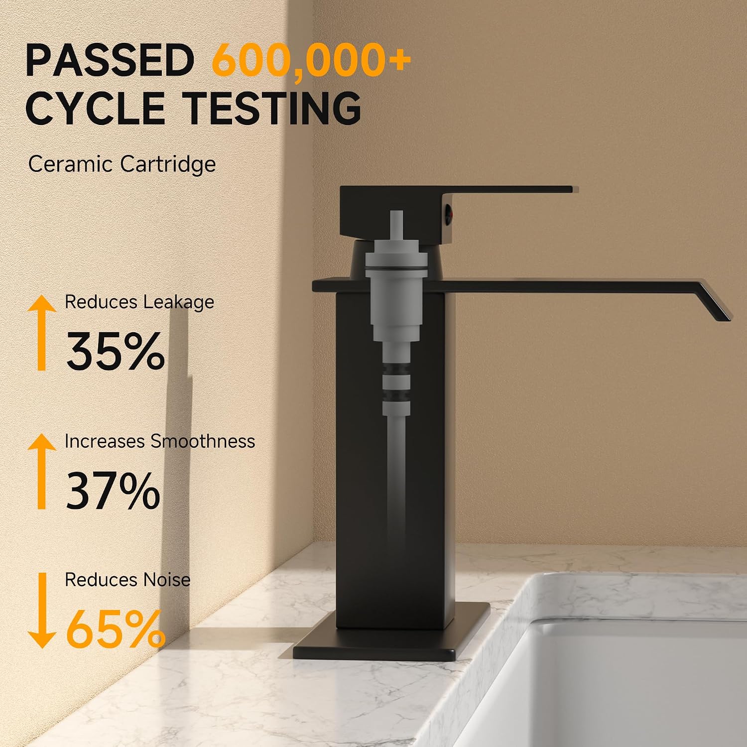Thumbnail 1 de Stainless Steel Bathroom Faucet
