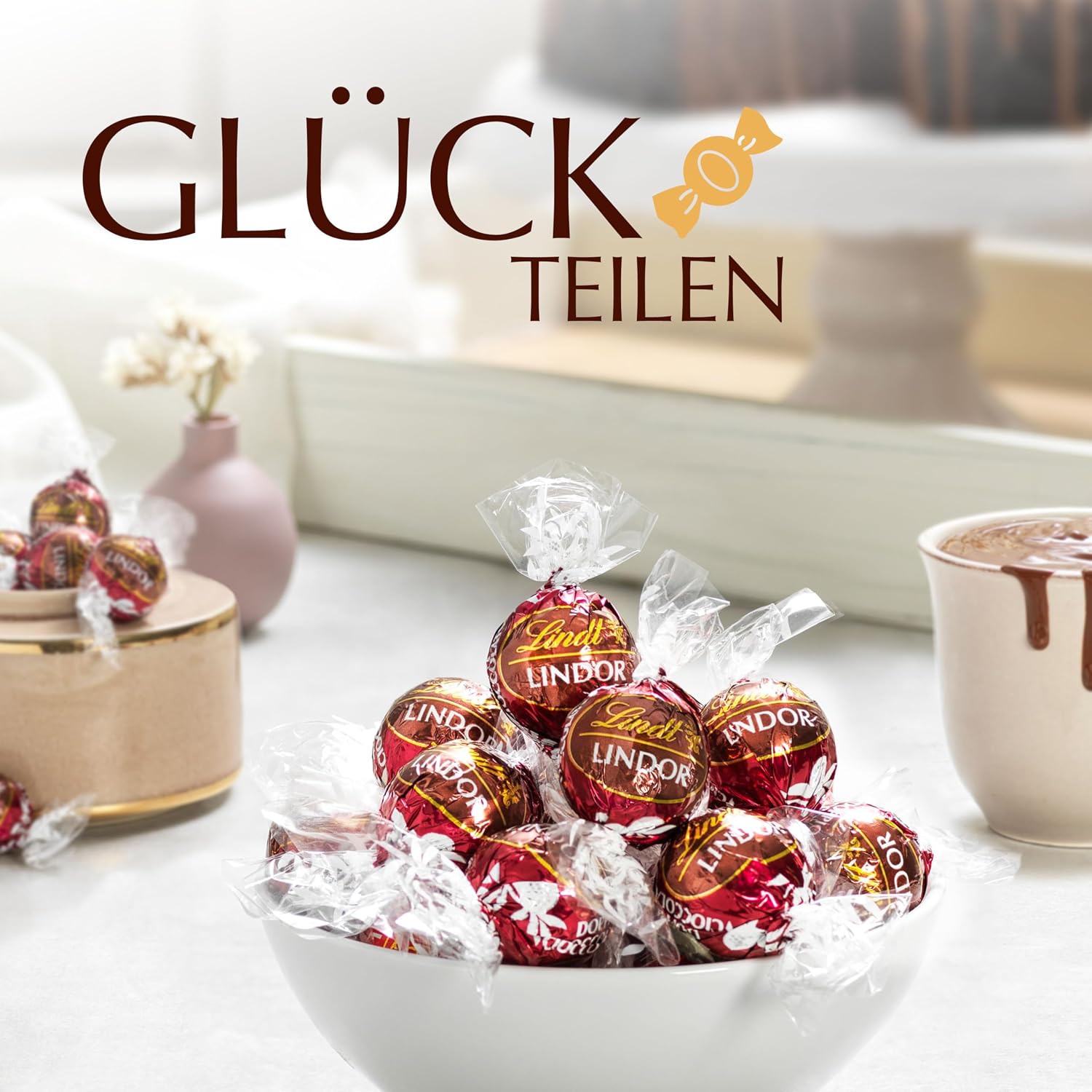 Thumbnail 4 de Lindt LINDOR Double Chocolate 1 kg Beutel 🍫