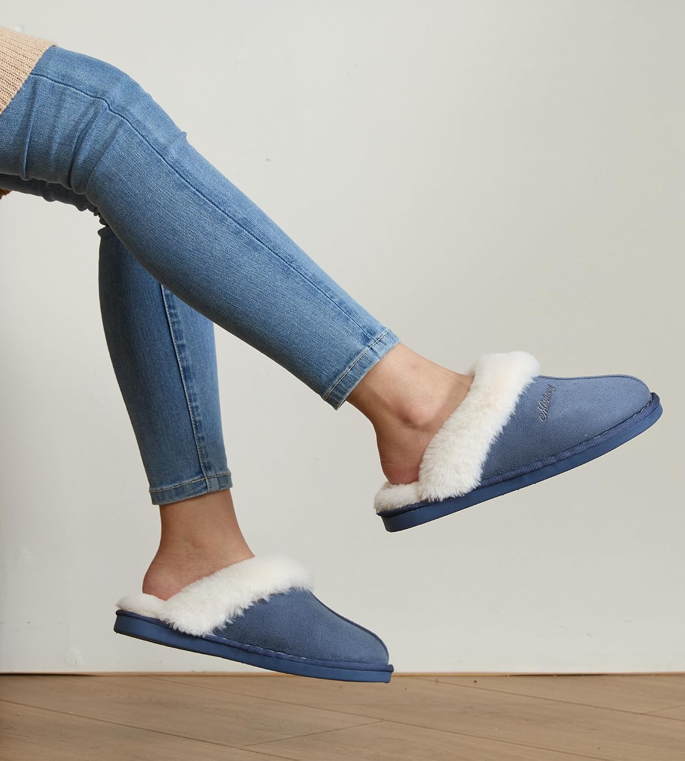 Detalle de Donpapa Chaussons mémoire de forme hiver