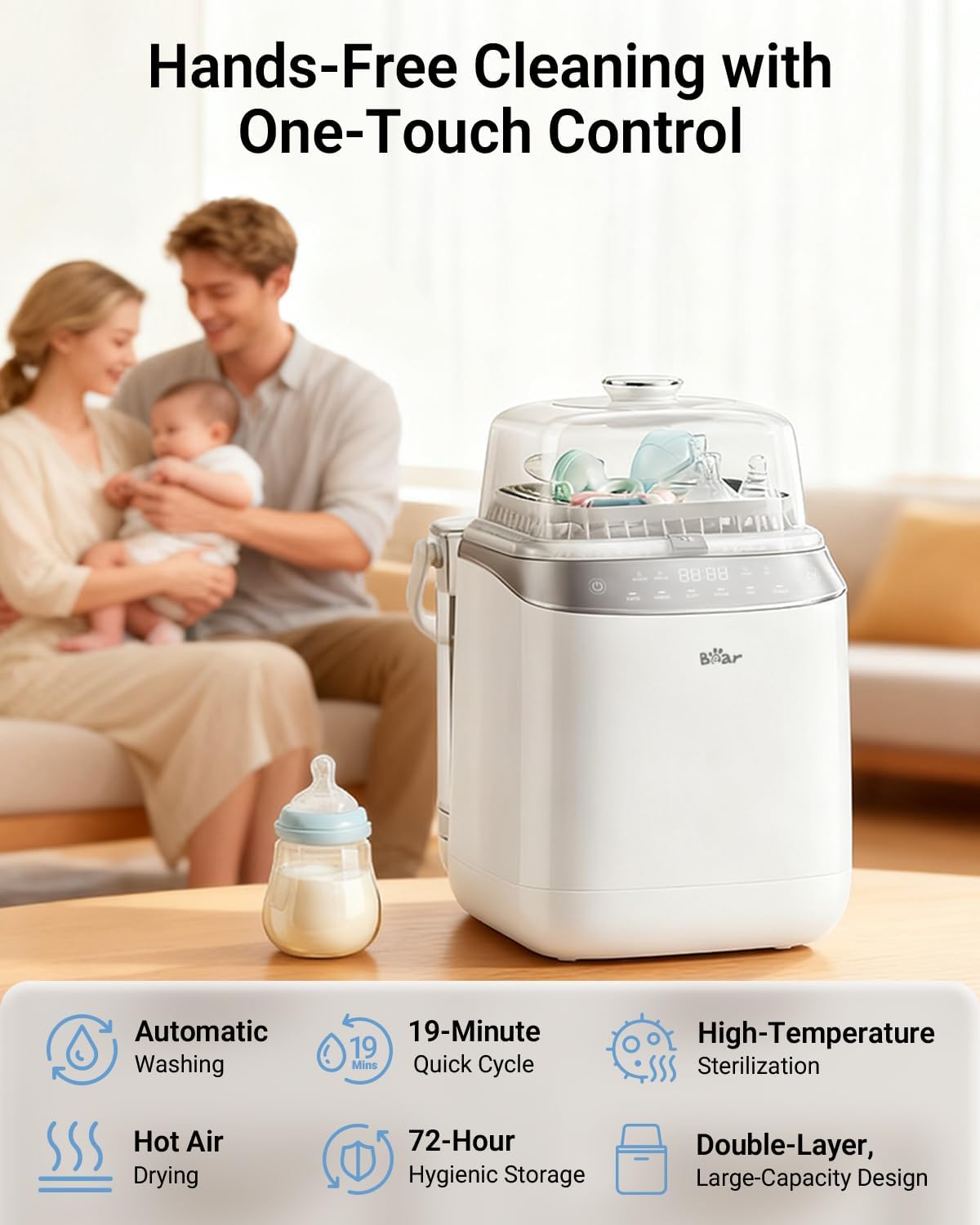 Thumbnail 5 de Bear Bottle Washer Pro baby bottle washer and steriliser