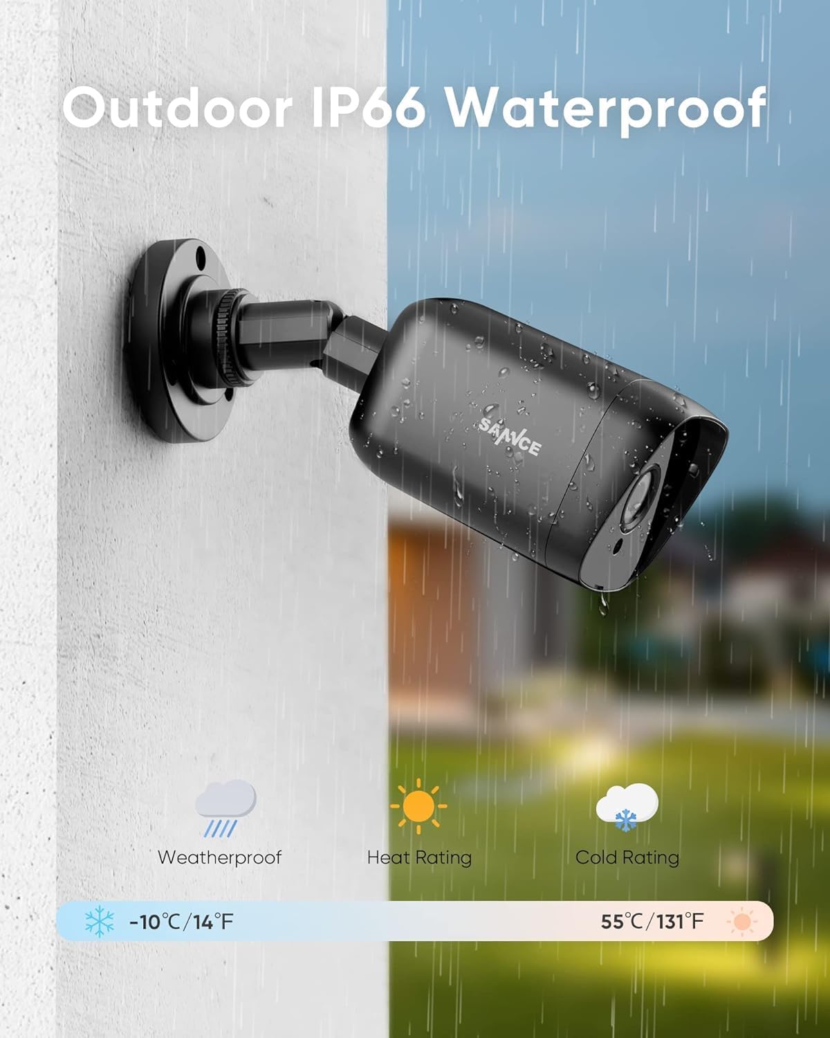 Thumbnail 6 de SANNCE 1080P CCTV Security Camera System 8CH with 8 Cameras, 1TB HDD and Humanoid Detection