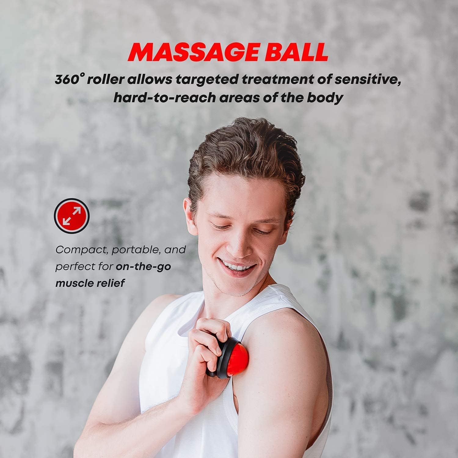 Detalle de ELVIRE SPORT Elvire Sport Foam Roller Set with Massage Ball | Deep Tissue Recovery for Back, Legs, Neck & Plantar Fasciitis