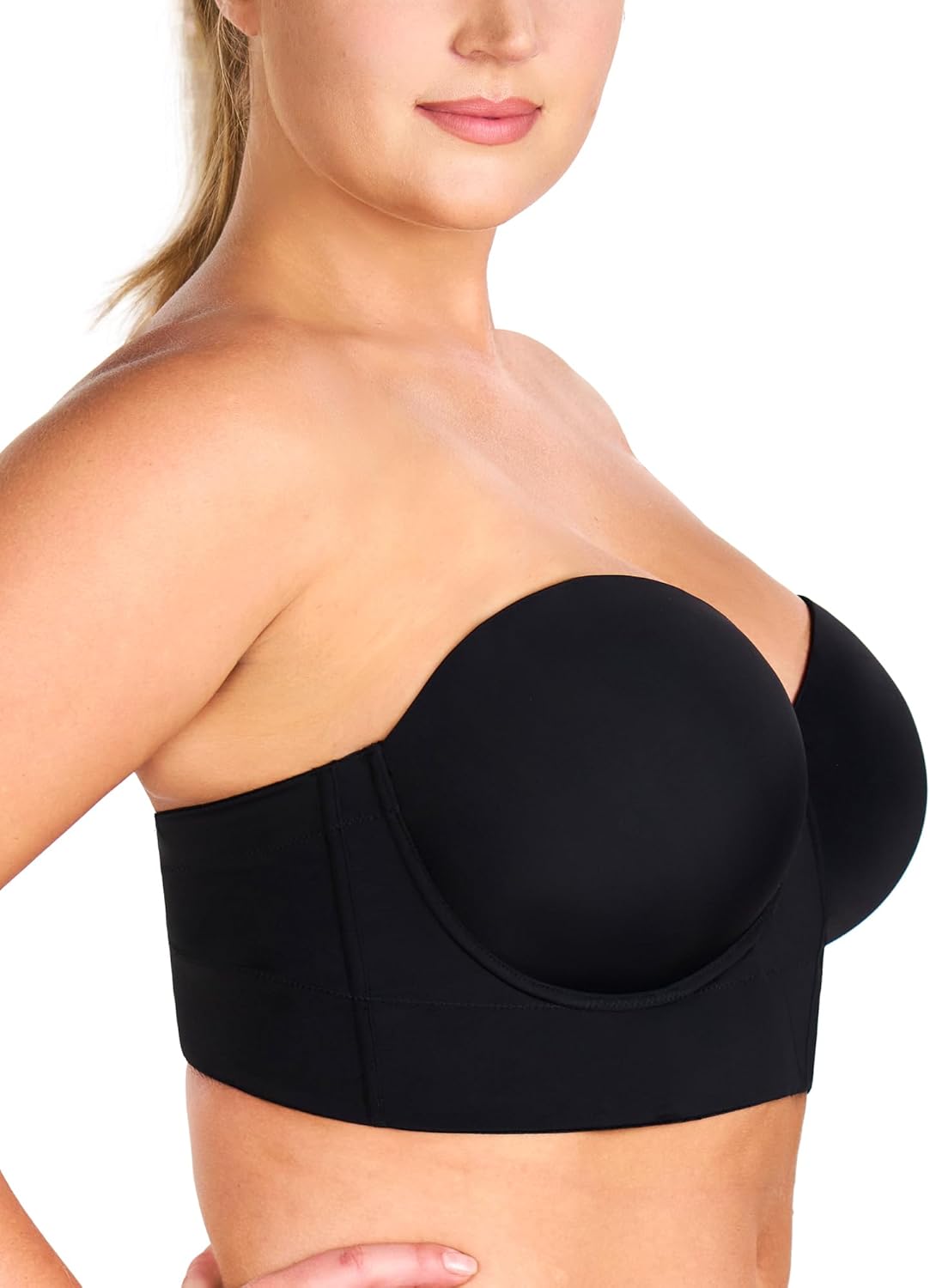 Thumbnail 1 de HSIA Longline Strapless Bra for Large Bust and Plus Size Support
