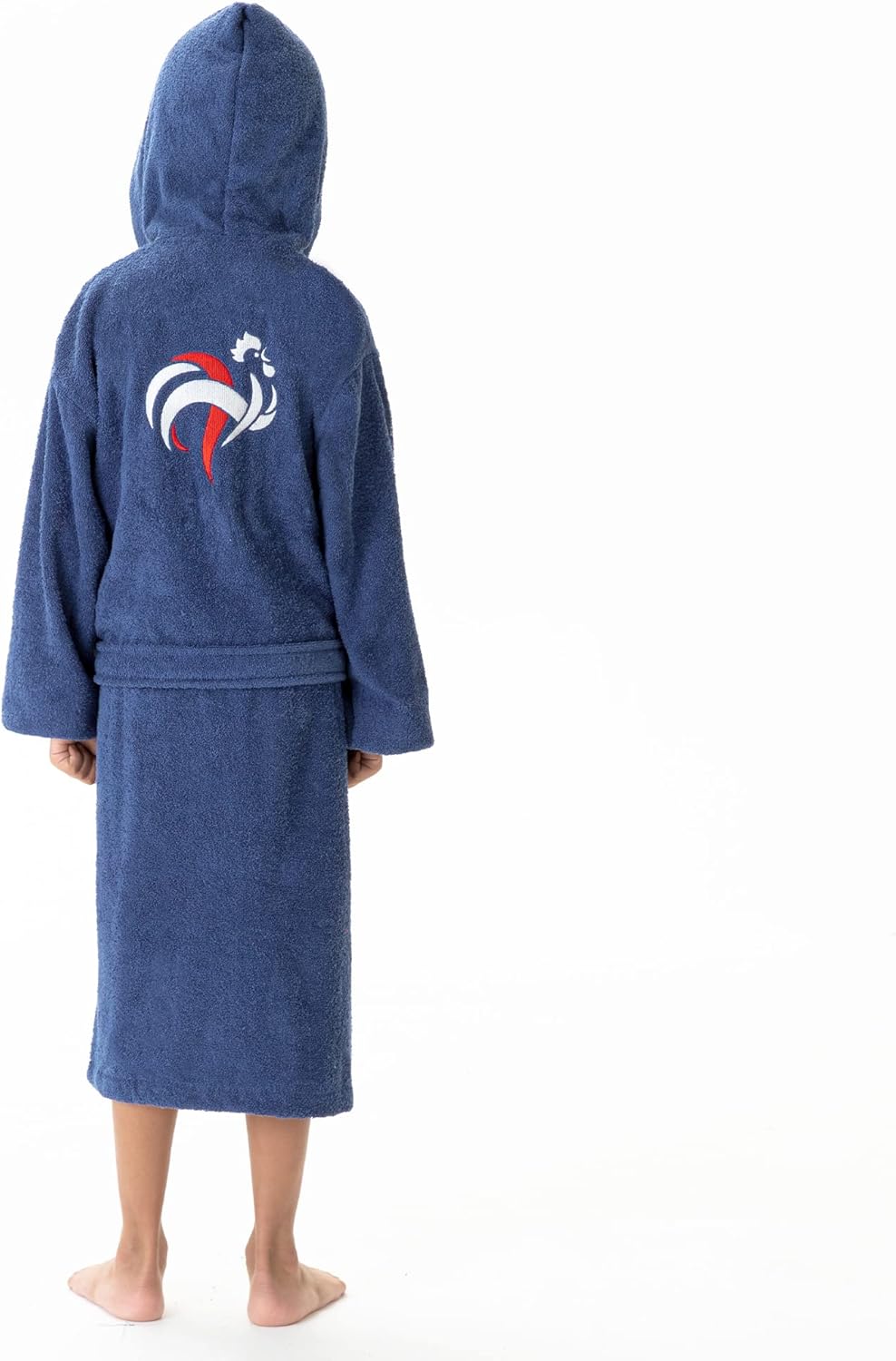 Thumbnail 1 de Peignoir enfant FFF Champions en 100% coton bouclette OEKO-TEX – Bleu