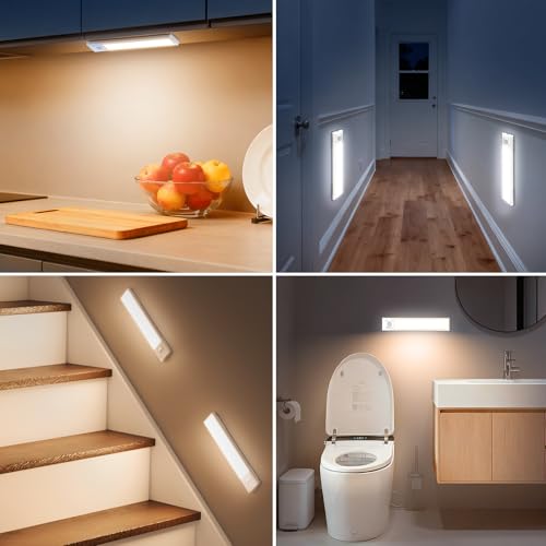 Thumbnail 8 de Slochi Rechargeable Under Cabinet Kitchen Lights (3 Color, Dimmable, 3 Modes) – 20cm, 3 Pack