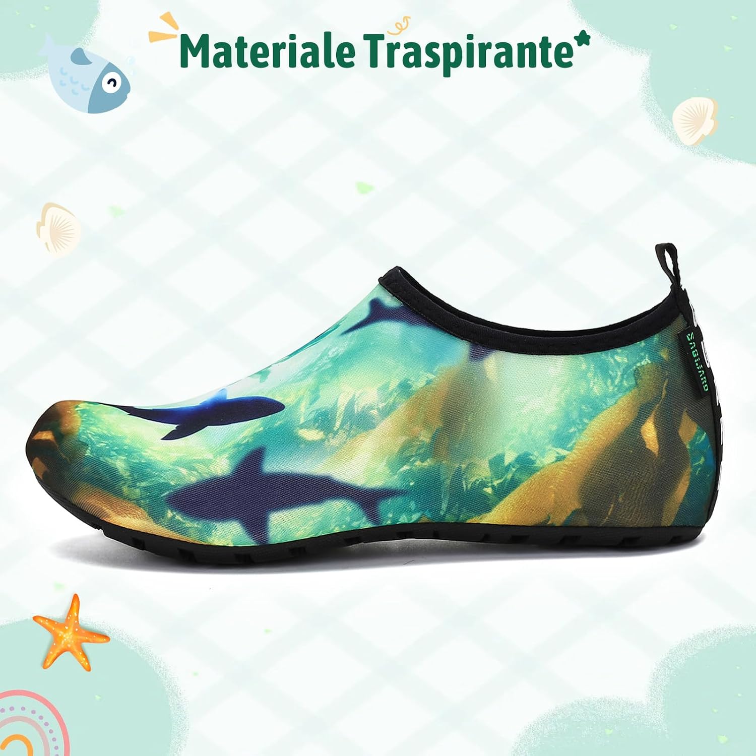 Detalle de SAGUARO Scarpette da Scoglio e Scarpe da Sport Acquatici Unisex Bambino