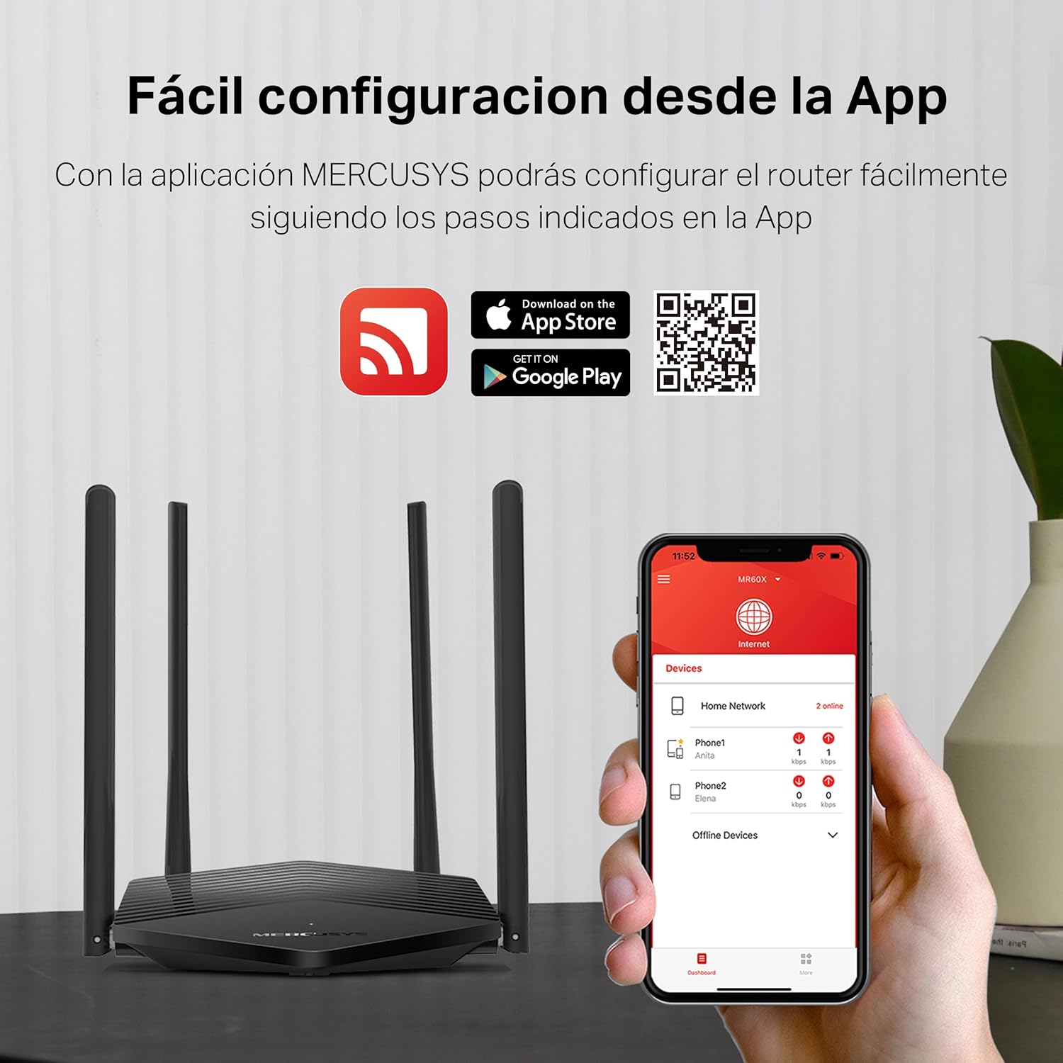 Thumbnail 6 de MERCUSYS MR1500X Router Wi‑Fi 6 AX1500 1,5 Gbps