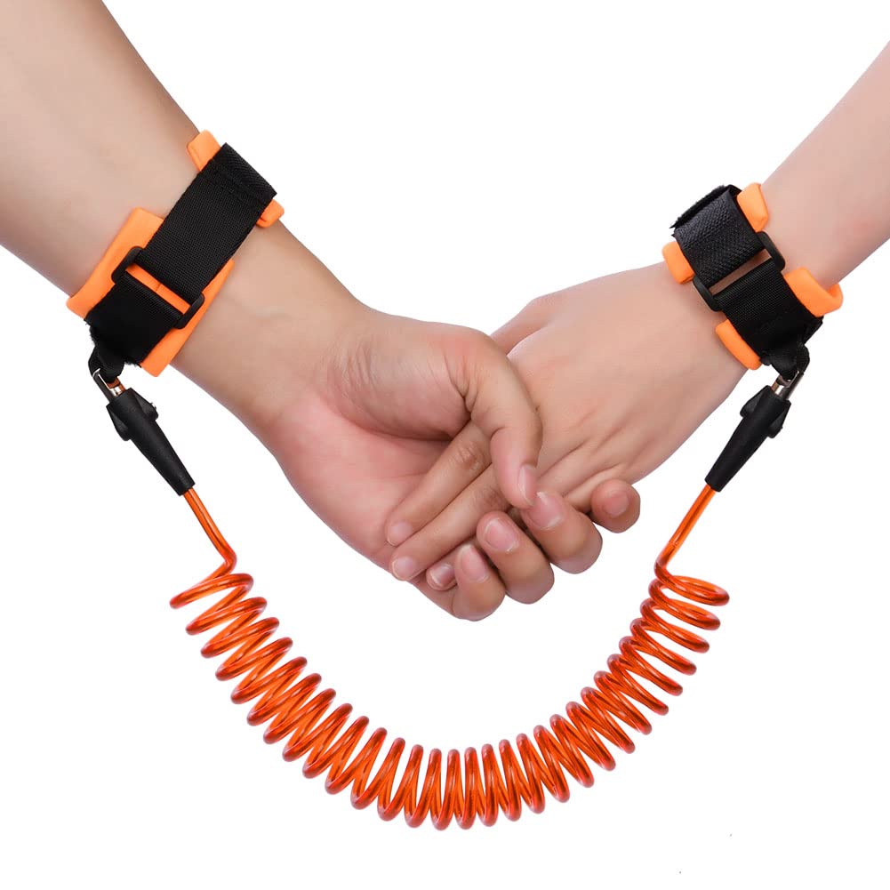 AOMIG Baby Anti-verloren Gürtel mit 2,5 m Handgelenk-Leine (Orange)