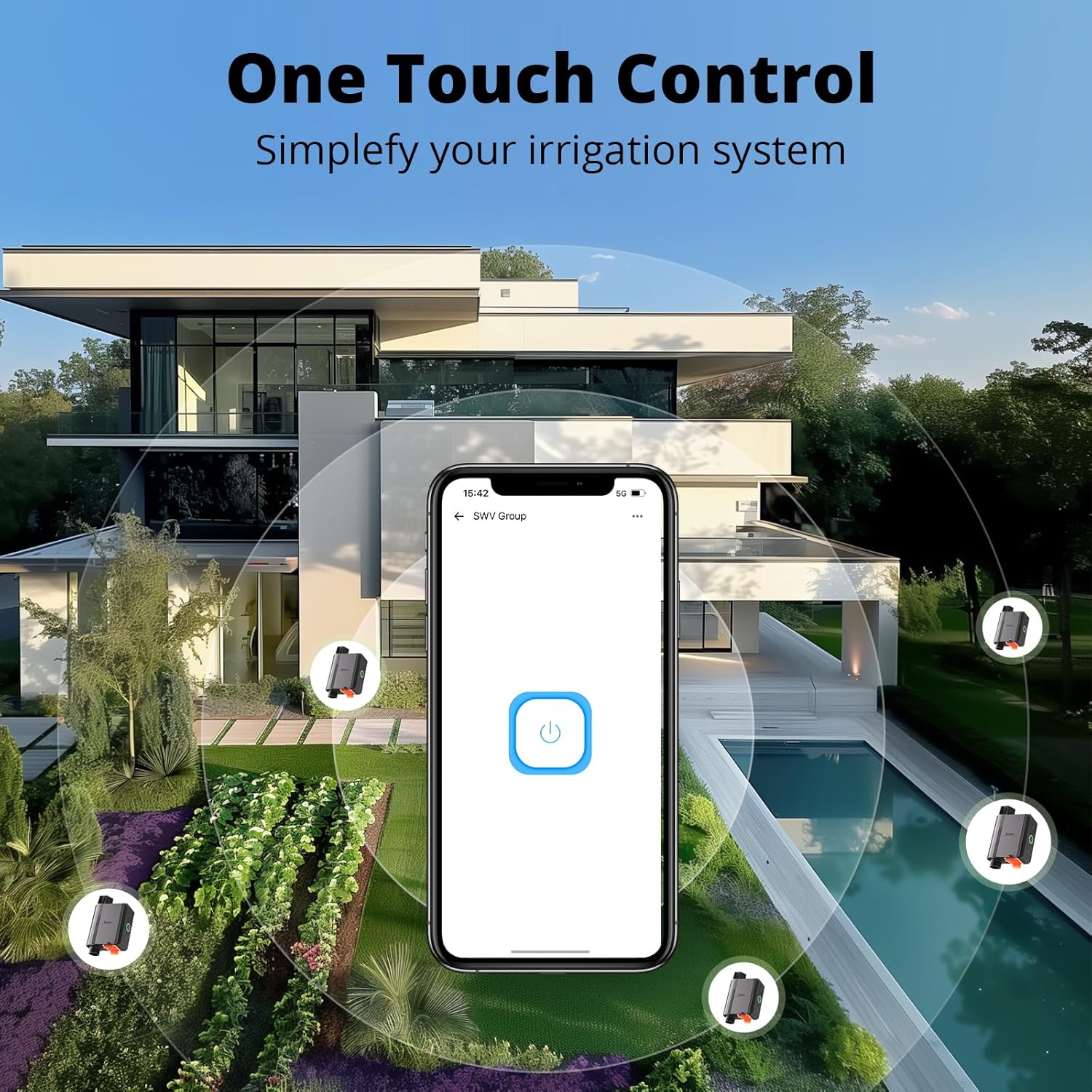 Thumbnail 4 de SONOFF Smart Bewässerungscomputer: Zigbee 3.0, App-gesteuert mit Zeit- und Mengennführung