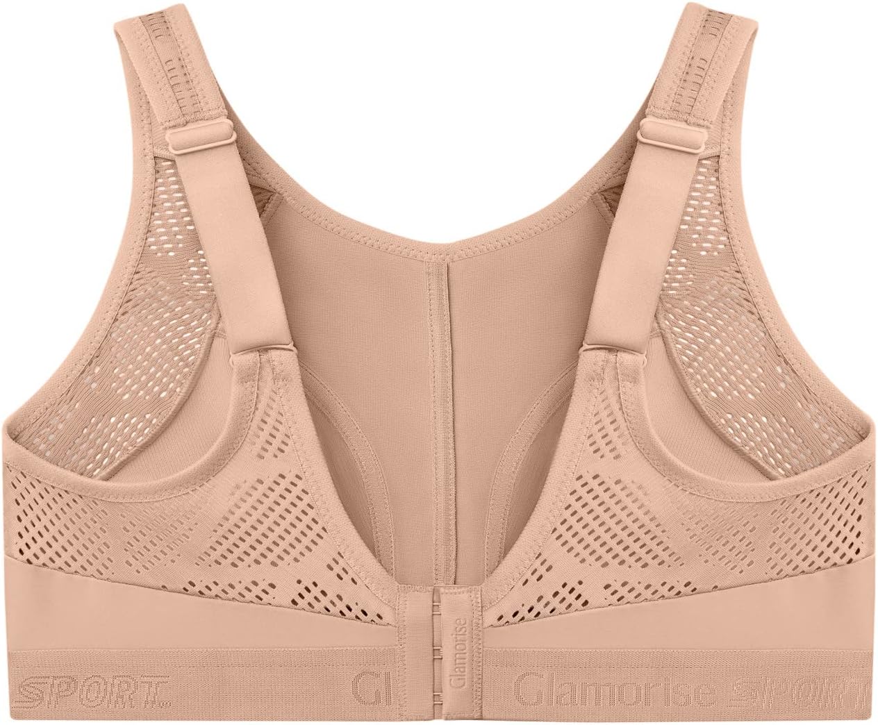 Thumbnail 5 de Glamorise Women's No-Sweat Mesh Sports Bra Wirefree #1068