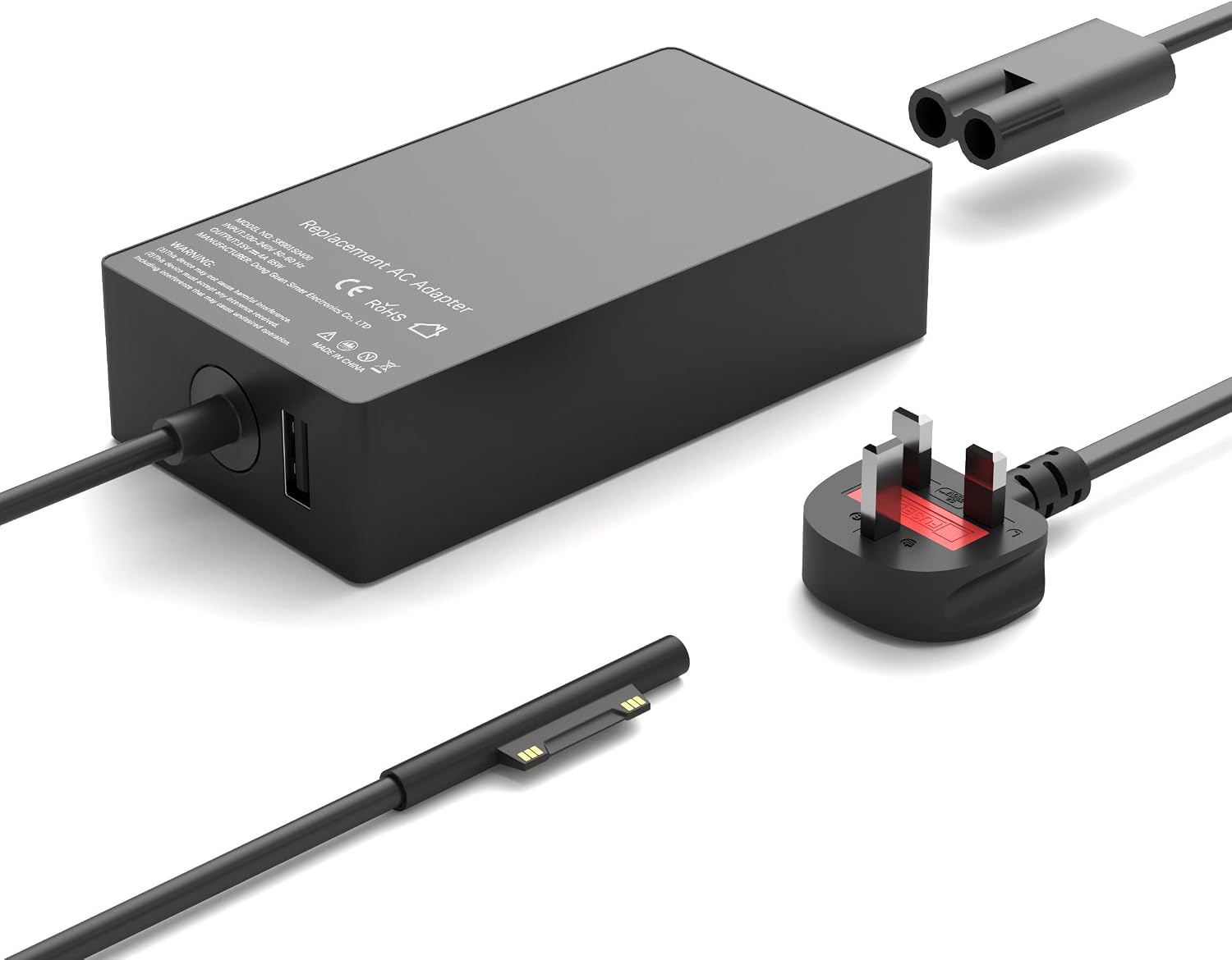 Detalle de SKOTSLYE 65W Surface Pro charger