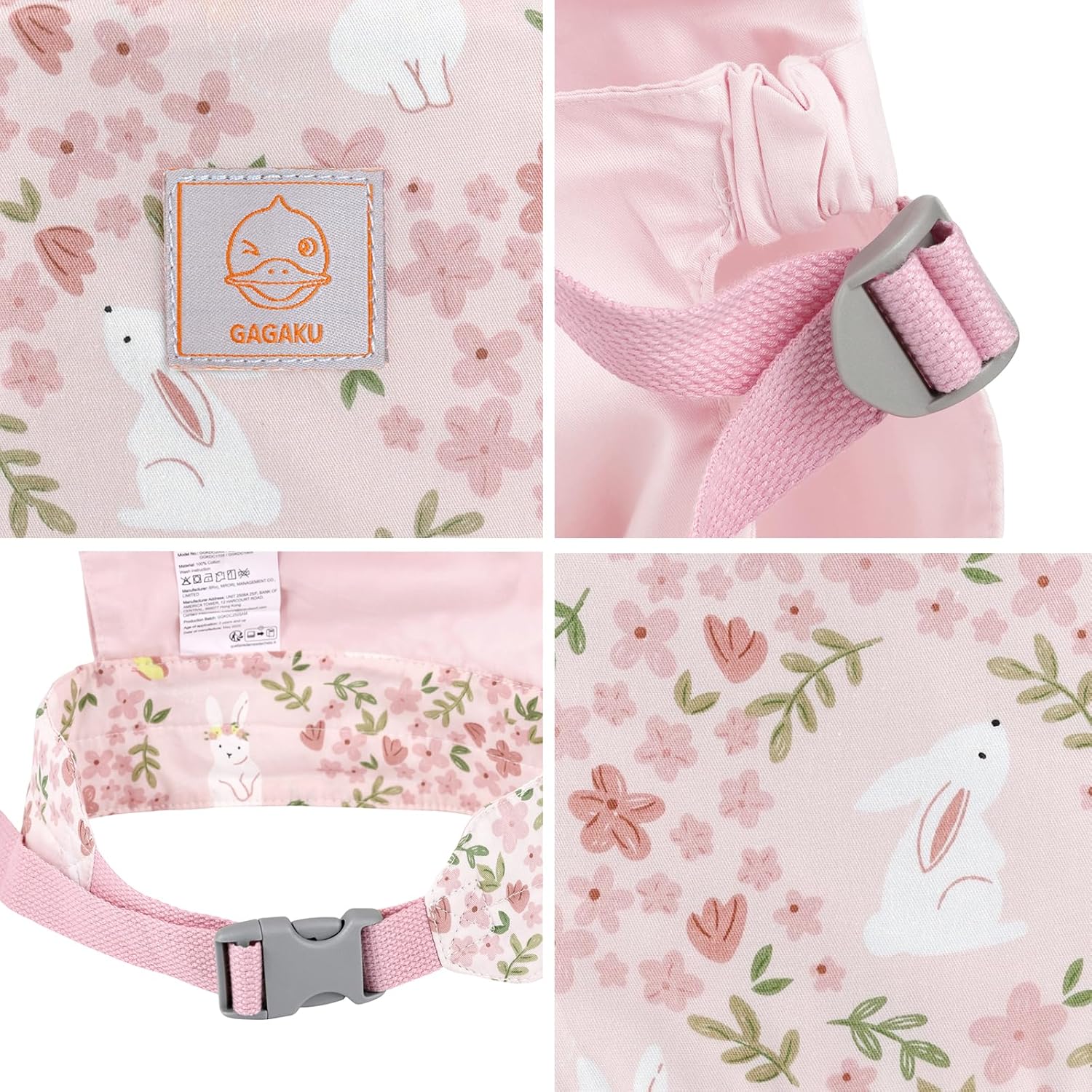 Detalle de GAGAKU Porte-bébé pour poupées : portage doux et polyvalent pour petites joueuses