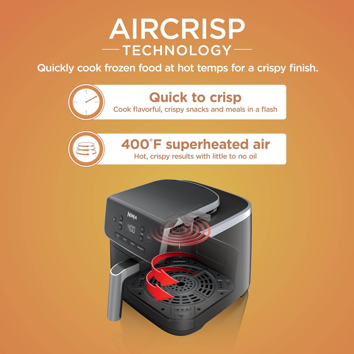 Thumbnail 1 de Ninja AF141 Air Fryer 5QT 4-in-1