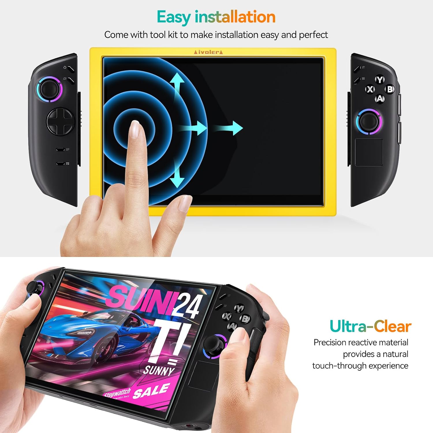 Thumbnail 5 de ivoler Lenovo Legion Go Gen 2 Screen Protector, 9H Tempered Glass, 2-Pack