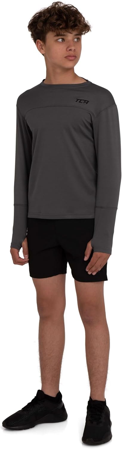 Detalle 2 de TCA Element Maglia da Bambino da Corsa a Manica Lunga