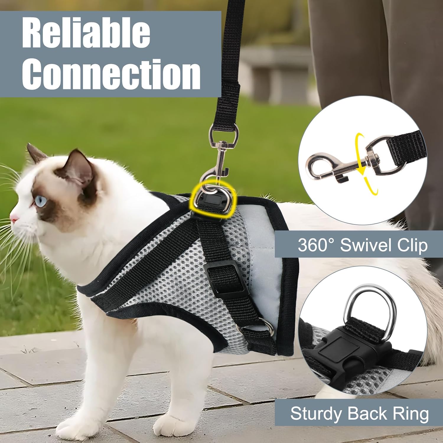Thumbnail 6 de Bindokun Cat Harness and Lead Set 5 m