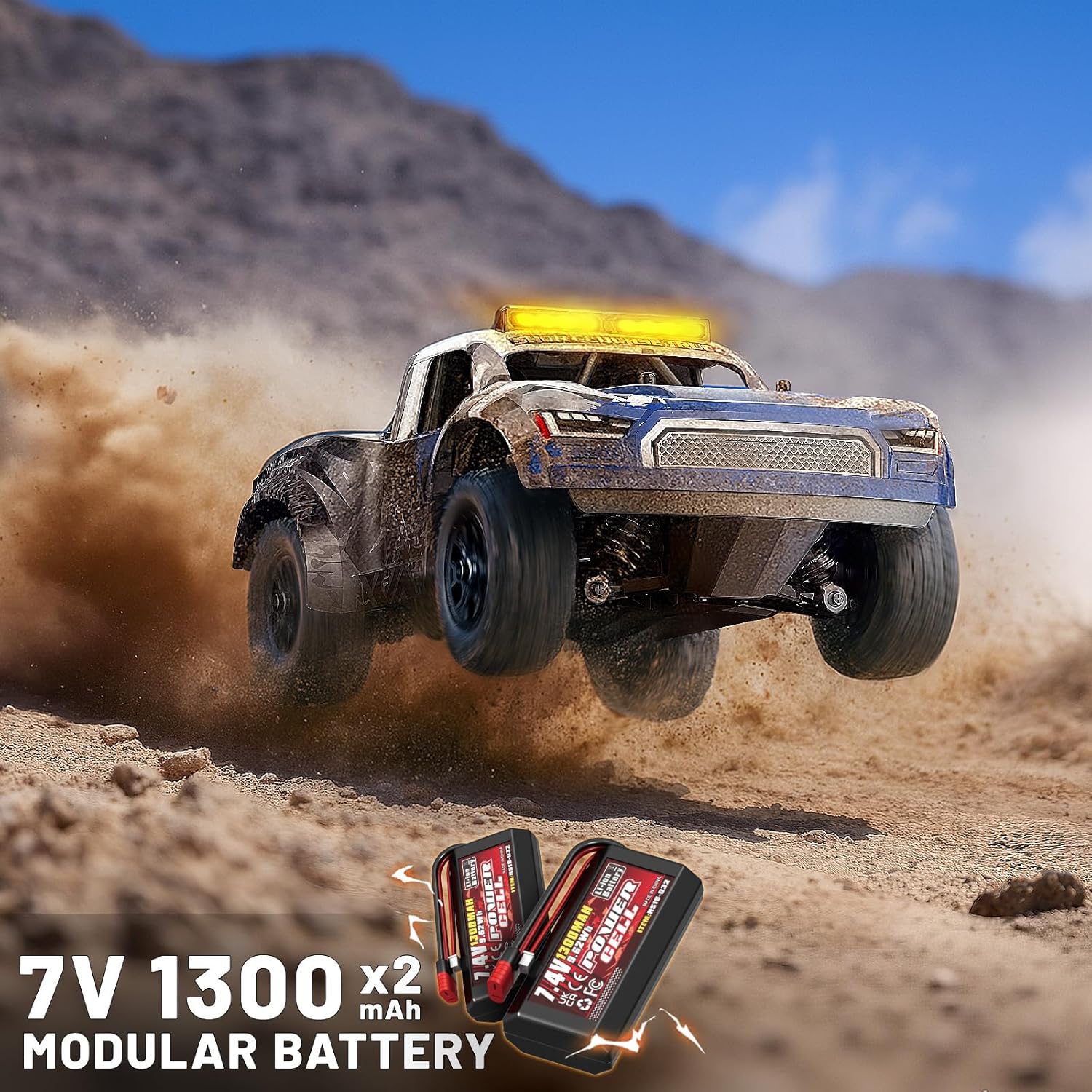 Detalle de Macchina telecomandata professionale 1:16 4WD with LED, 2,4GHz – Drift e Off-Road