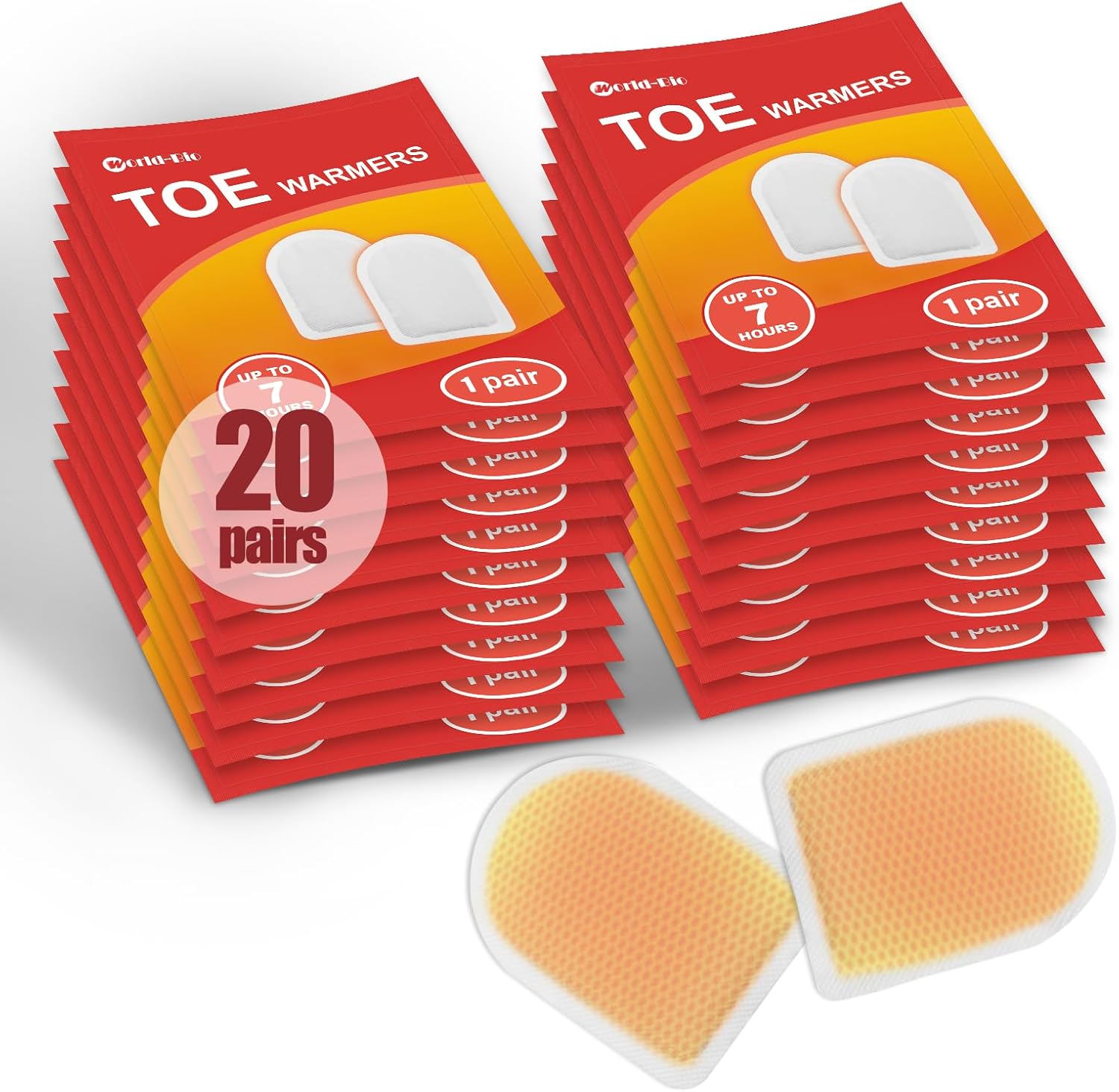 Detalle de Toe Warmers for Feet 20 Pairs