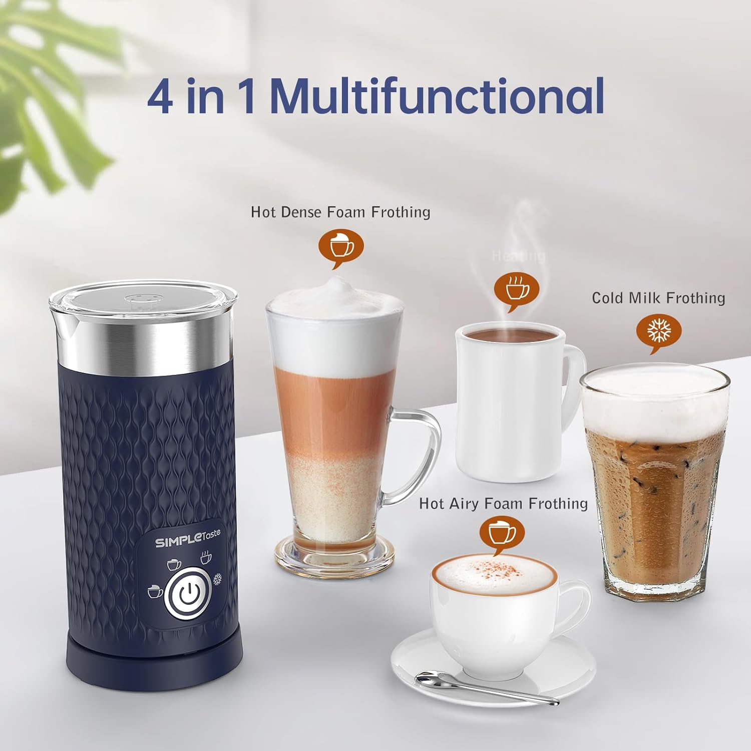 Thumbnail 2 de Electric milk frother 4-in-1 300 ml